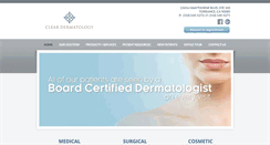 Desktop Screenshot of clear-dermatology.com